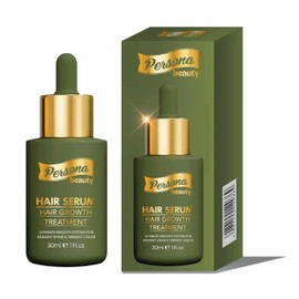 Persona Beauty Hair Serum, Hair Growth Treatment, 1 fl oz, Ultimate Smooth System for Radiant Shine & Vibrant Color