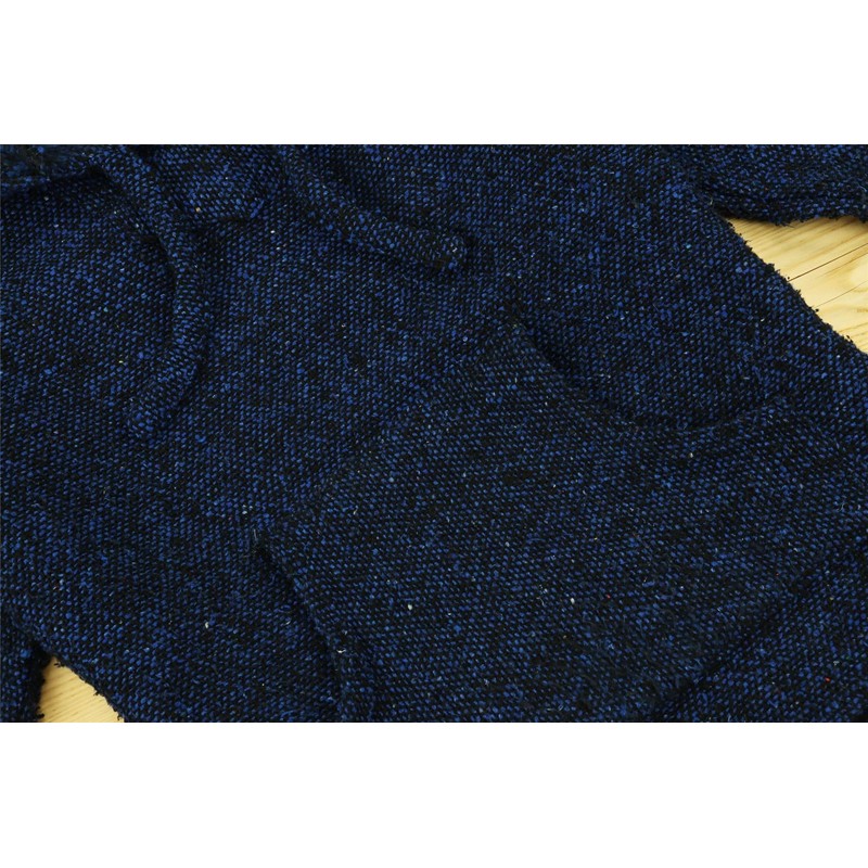 LOUDelephant Recycled Mexican Baja Jerga Hoody - Blue Fleck (XX-Large)