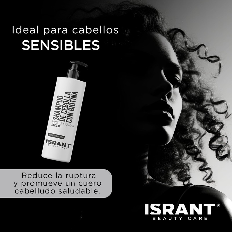 ISRANT | Shampoo sin Sulfatos y Parabenos - Shampoo de