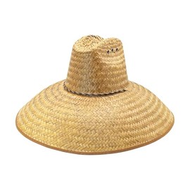 Peter Grimm Sun Hat for Women and Men - Sebastian Lifeguard Hat with UV Protection - Hard Shell, Wide Brim Straw Hat for The Beach, Outdoors, Summer - UPF Unisex One Size
