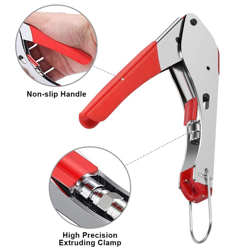 Compression Pliers Set, Cable Crimping Tool, F-Compression Tool for RG58