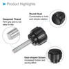 CoCud Knurled Thumb Screws, M4 Thread 15mm Thread Length, Plastic