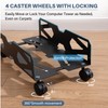 Adjustable Computer Tower Stand, Ventilated PC Tower Stand with 4