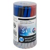 Merangue White Stick Ballpoint Pens, Medium Point (1.0mm), Assorted, 50