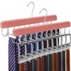 TOPIA HANGER Cedar 2 Pack 2 in 1 Belt Tie
