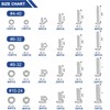 1200PCS Machine Screw Assortment Kit, JROUTH Phillips Pan Head #4-40#6-32#8-32#10-24