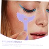 Healeved 3pcs Eyeliner Stencils Reusable Eye Makeup Tool for Women