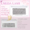 EMEDA DIY Eyelash Extensions Mix D Curl 8 mm 10
