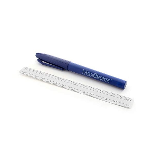 MediChoice Skin Marker, w/Ruler, Sterile, 1314077733 (Case of 100)