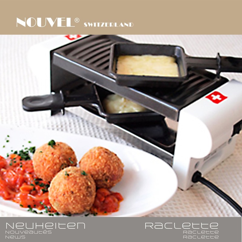 NOUVEL RACLETTE DUO SWISS ラクレット 二人用 ホワイト
