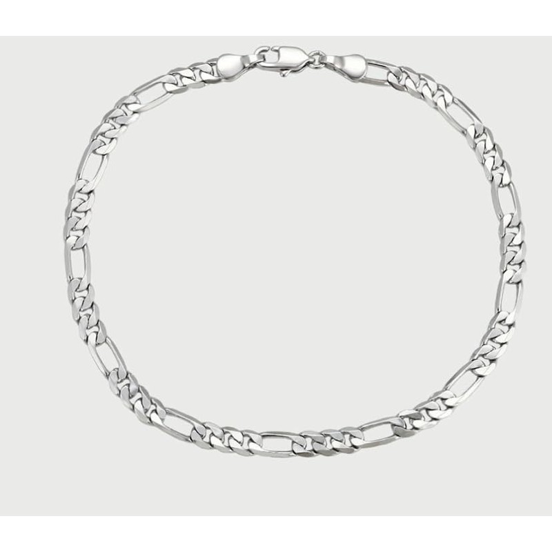 AT Jewellery - 925 Sterling Silver Men's Boy's Curb-Link Chain