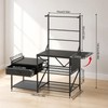 3D Printer Stand with Filament Storage Rack, Integrated Heavy Duty