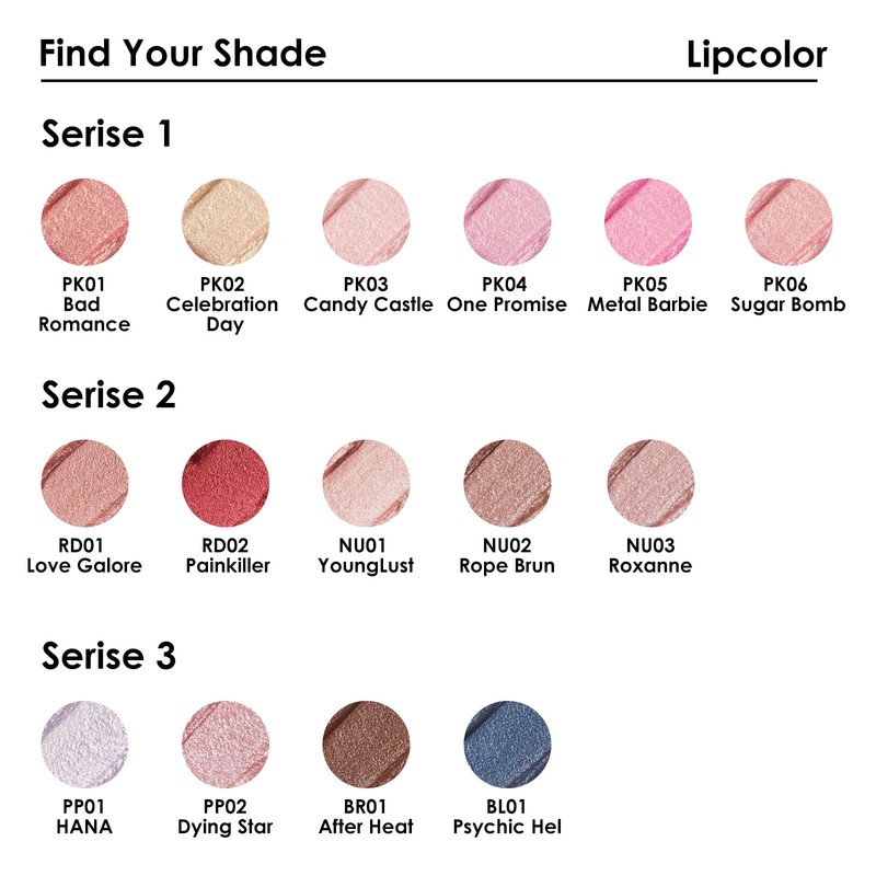 FOCALLURE Metallic Liquid Lipstick,Non Stick Cup Lip Gloss,High Impact Lip