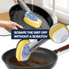 Dish Brush with Soap Dispenser Storage Set with 2 PCS