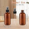 6 Pcs 120ml/4oz Amber Glass Spray Bottle Empty Perfume Bottles