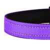 PWOD Reflective Dog Collar, Adjustable Soft Neoprene Padded Nylon Pet