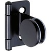 LAMP Glass Door Hinge Round Internal Wood Glass Hinge for