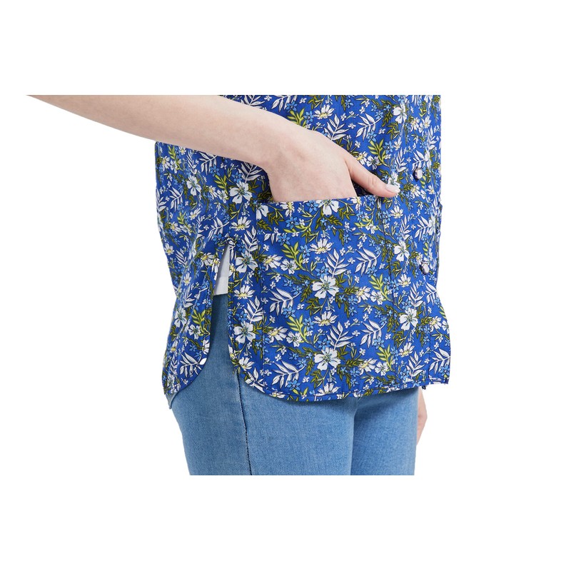 Nanxson Women Cobbler Apron with 2 Patch Pockets, Cotton Printed