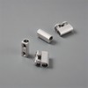 Yeanifeana 50 Pack M3 Double Hole Wire Rope Clamps 10x5mm,
