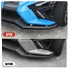 Front Wing Guards for Polaris Slingshot, Carbon Fiber Pattern Front