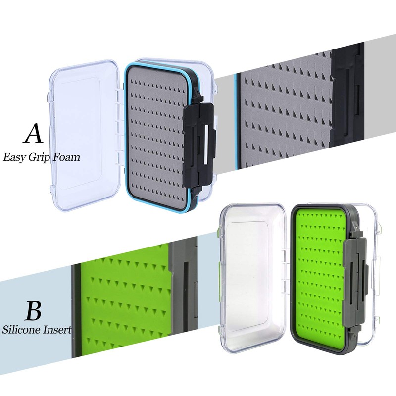 Maxcatch Fly Fishing Box Two-Sided Waterproof Easy Grip Foam Jig