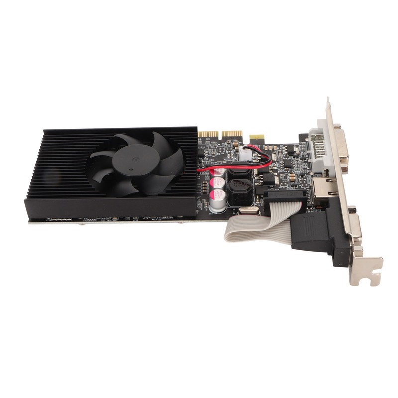 GT730 2GB GDDR3 Graphics Card Single Cooling Fan 64 Bit