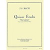 Alphonse Leduc ウィットナー バッハ : 15の練習曲 (クラリネット教則本) ルデュック出版