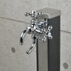 kakudai Garden Taps Versatile Home, Double Spout Faucet 7041 °F