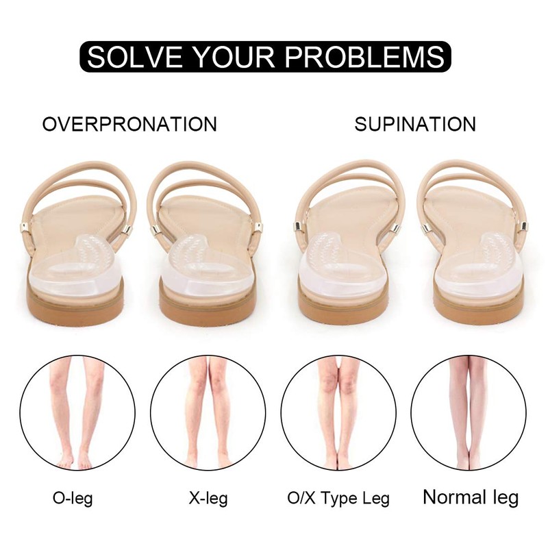 Dr. Foot's Supination Insoles & Overpronation Insoles, Medial & Lateral