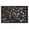 27.5" x 42.5" Tactical Military Patch Holder Board Hook &