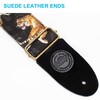 Himalaya Tiger Japanese Traditional Art Pattern Torah Canvas Guitar Strap