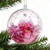 40 Pack 4 Inch Clear Fillable Ornament Balls