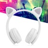 LED Noise Reduction Headset Cat Ear Shape Bluetooth 5.0 Headset