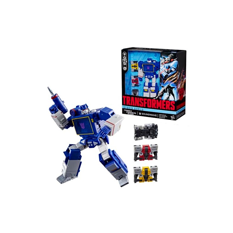 Transformers Figura de Acción Studio Series La Película Leader Soundwave