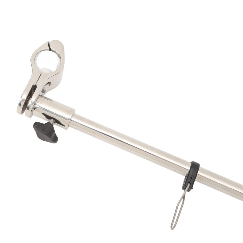 Marine Grade Rail Mount Flag Pole 560mm Stainless Steel Flag