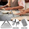 STOBAZA 5 Pcs Triangle Cookie Cutters, Sugar Mold, Pastry Ring,