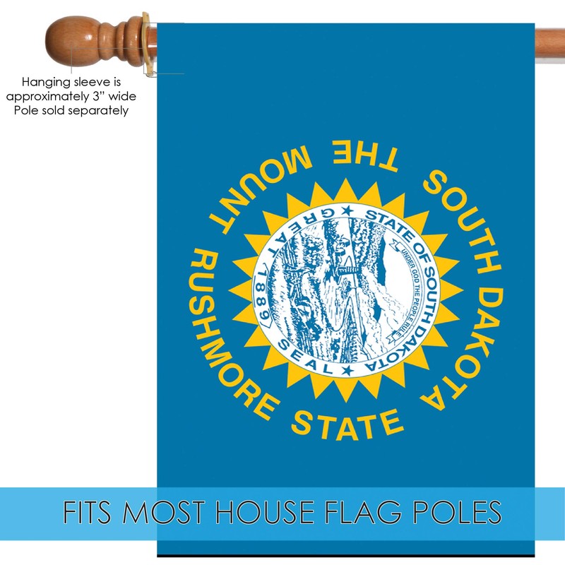 Toland Home Garden 1010344 South Dakota State Flag 28 x