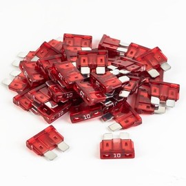 40 Pack Auto Fuses 10 AMP ATC/ATO Standard Regular Fuse Blade 10A Car Truck Boat Marine RV