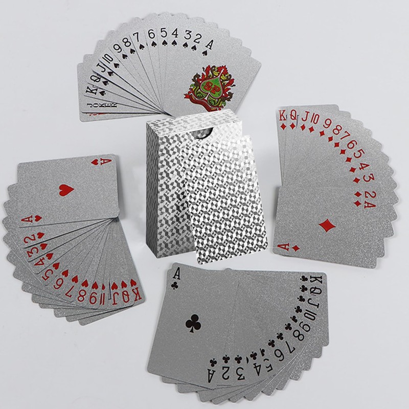 Coehaopike トランプ プラスチック 2点セット 54枚 カードゲーム マジックトランプ ポーカーカード パーティー 防水