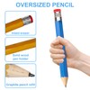 MEKEET 2PCS Giant Pencil Large Wooden Pencil Novelty and Funny