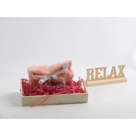 Relax Rapid Fast Drying Microfiber Hair Towel Turban Wrap Soft 350 GSM Shower 26”x10” - Pink