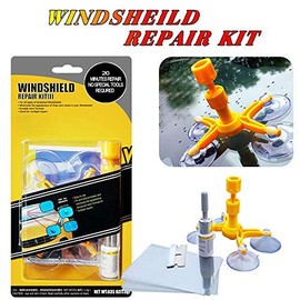 YOOHE Car Windshield Repair Kit - Windshield Chip Repair Kit with Windshield Repair Resin for Fix Auto Glass Windshield Crack Chip Scratch