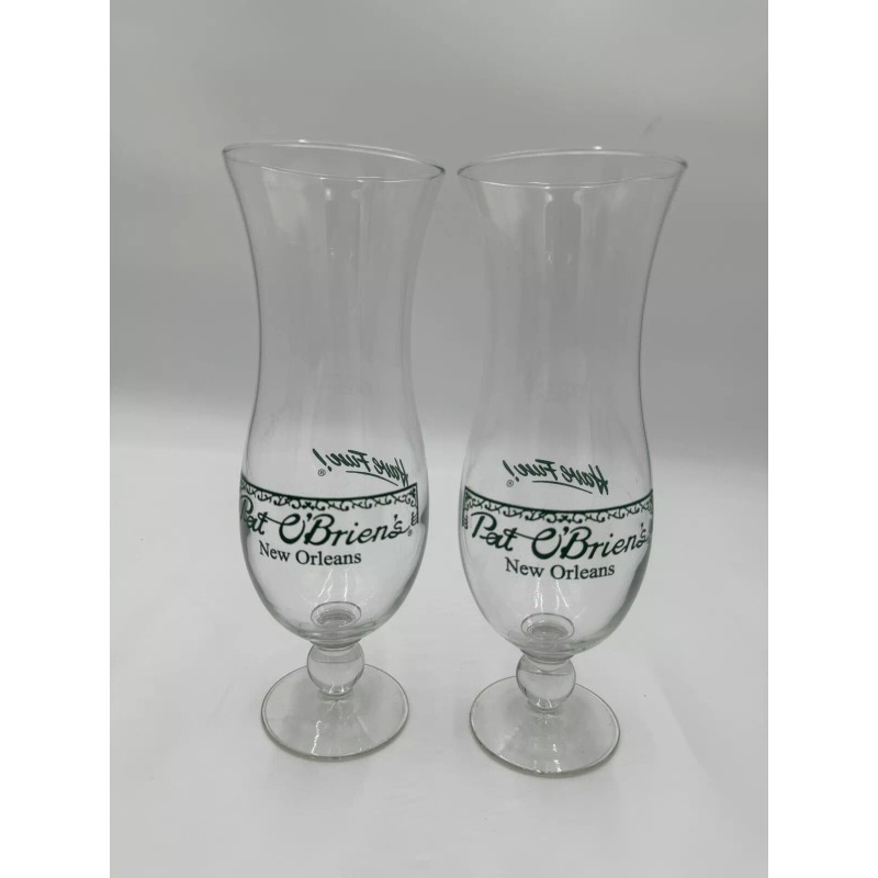 Unbranded Pat O’Brien’s Have Fun Hurricane Glass Orlando Souvenir with