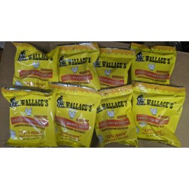 WALLACE’S Crispy Fried Chicken Skin 2 Oz. Bags - 8 Packs. Chicharrones De Pollo
