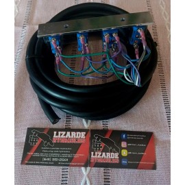 LH Hydraulics Prewired 4 hole panel w/wiring instructions FBCC Lowrider Hydraulics