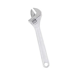 Edward Tools Adjustable Wrench (10") - Heavy Duty Drop Forged Steel - Precision Milled Jaws for Maximum Gripping Power - Rust Resistant Finish - Tempered and Heat Treated Steel - Secure Adjustable Jaw
