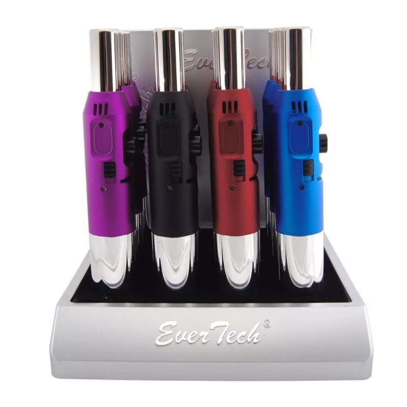 Pen Jet Butane Torch Lighter Safety Lock & Adjustable Flame