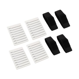 ANCLLO 5 Stück Paletten für künstliche Wimpern, Make-up-Tabletts aus Acryl, Lash Tech-Zubehör zum Pfropfen und Wimpernbett (Handschlaufe)