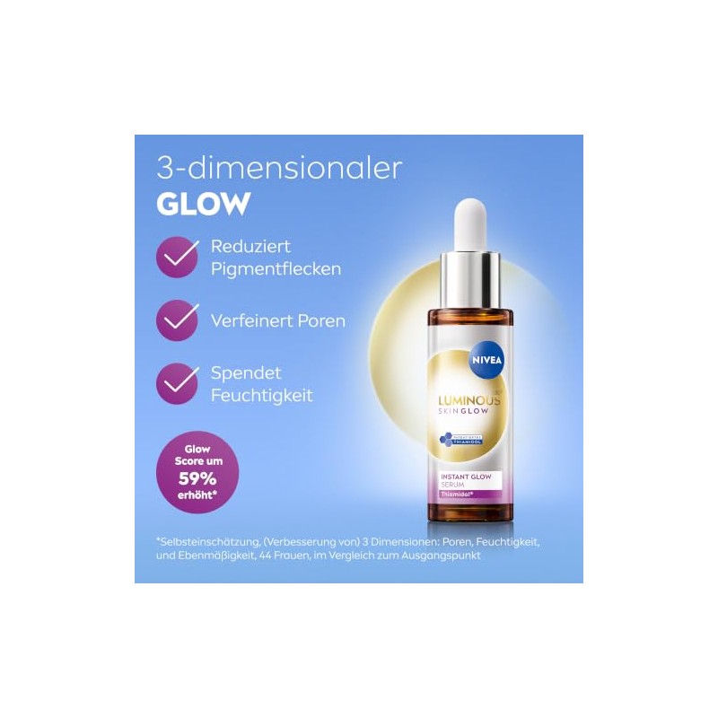 NIVEA Luminous630 Skin Glow Set, Face Care Set with Moisturising