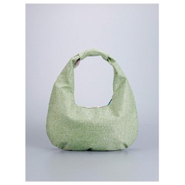 QWINEE Women's Floral Embroidered Crescent Clutch Handbag Sequin Y2k Zipper Top Handle Evening Bag for Wedding Party, Light Green, One Size